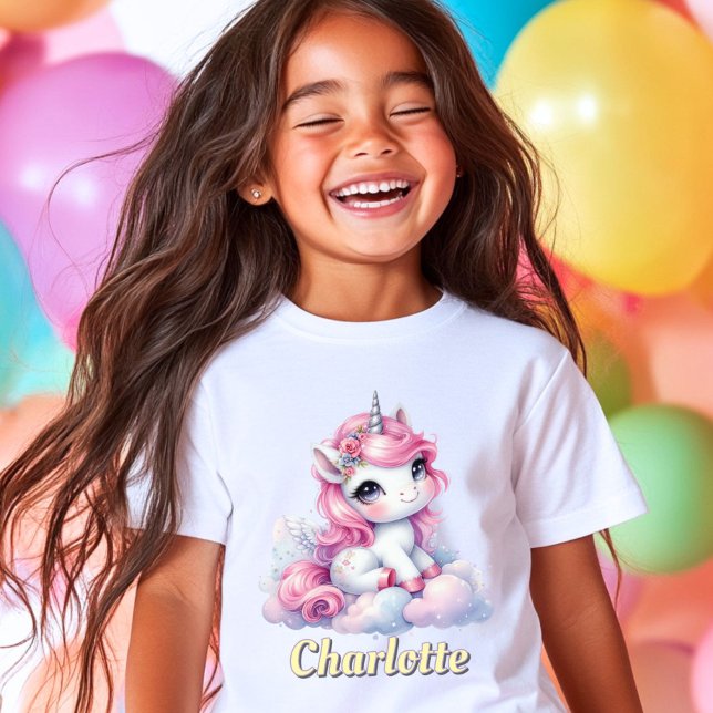 Pastel Unicorn Magic Cloud T Shirt (Skapare uppladdad)