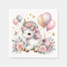 Pastel Unicorn Pappersservett