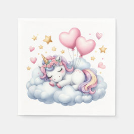 Pastel Unicorn Pappersservett