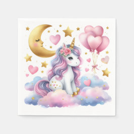 Pastel Unicorn Pappersservett