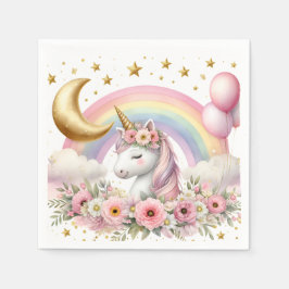 Pastel Unicorn Pappersservett
