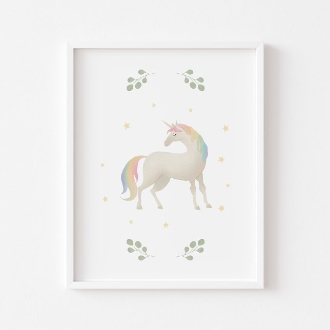 Pastel Unicorn poster (Skapare uppladdad)