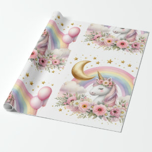 Pastel Unicorn Presentpapper