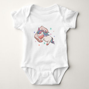 Pastel Unicorn sover T Shirt