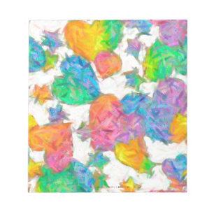Pastel Valentine Hearts Anteckningsblock