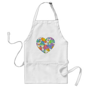 Pastel Valentine Hearts Förkläde