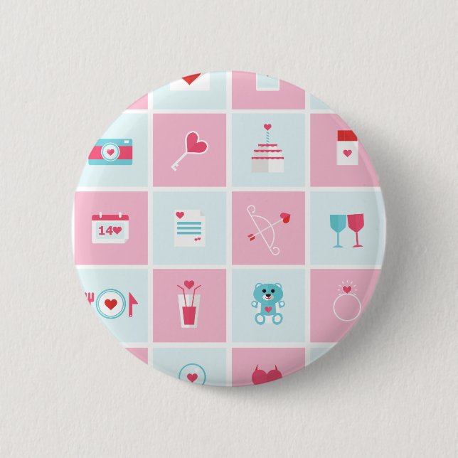 pastel valentines day knapp (Framsida)