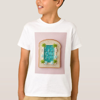 Pastel Vaporwave Pool Toast T Shirt