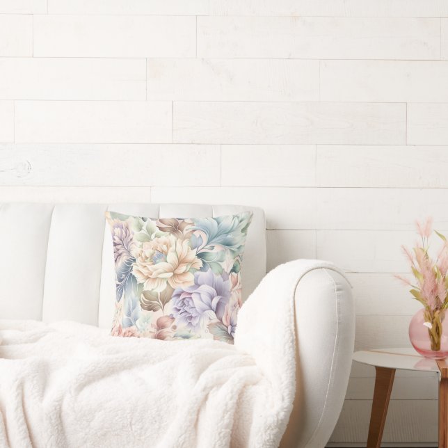 PASTEL VÅR BLOOM PILLOW KUDDE (Soffa)