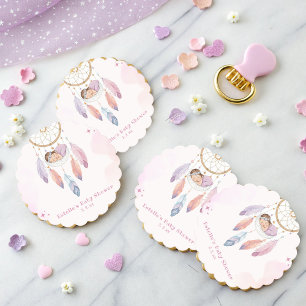 Pastel Vattencolor dreamcatcher babydusch Underlägg Papper