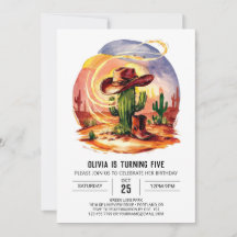 Pastel Vilda western Cowboy Birthday