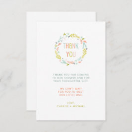 Pastel Wandebaby dusch tackkort Tack Kort