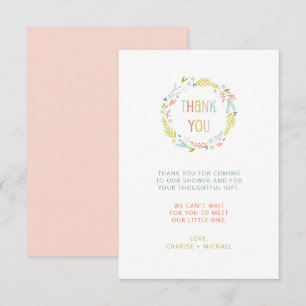 Pastel Wandebaby dusch tackkort Tack Kort