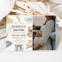 Pastel Watercolor Baking Pojke Shower Photo