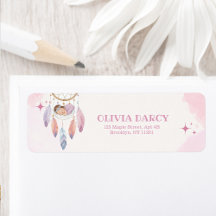 Pastel Watercolor Dreamcatcher Baby Shower