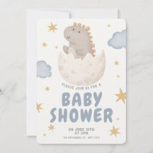 Pastel Watercolor Illustrative Baby Shower