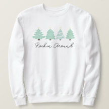 Pastel Watercolor Julgran Unisex