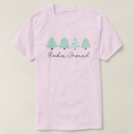 Pastel Watercolor Julgran Unisex T-Shirt