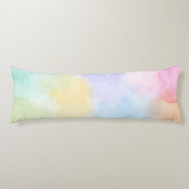 Pastel Watercolor Kroppskudde (Framsidan)