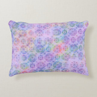 Pastel Watercolor Mönster accent Pillow Prydnadskudde