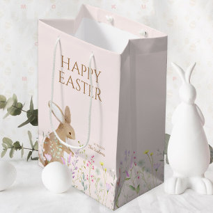 Pastel Watercolor Påskhare Egg Hunt Brunch