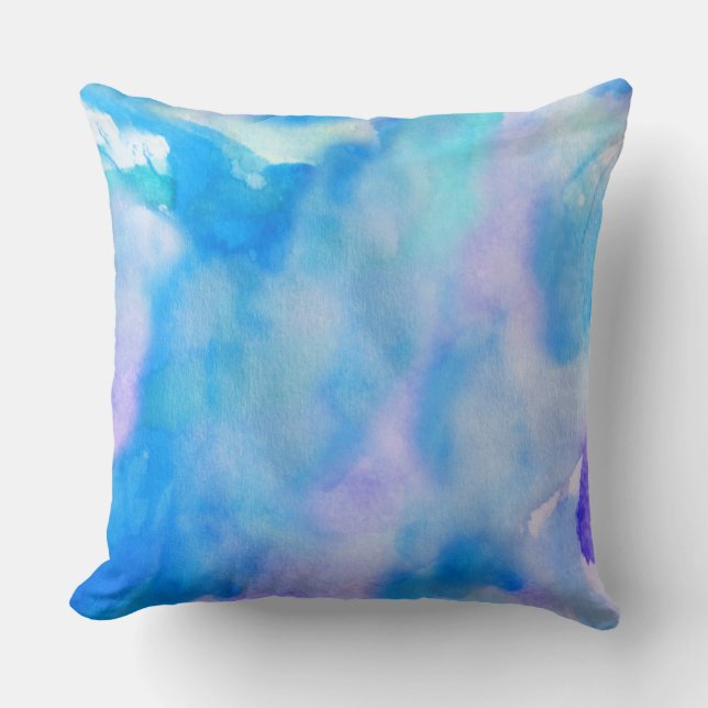 PASTEL WATERCOLOR Retro DESIGN Dekorativ kudde (Framsida)