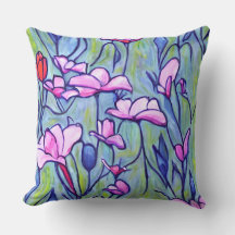 Pastel Watercolor Rosa Flowers