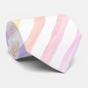 Pastel Watercolor Stripe Mönster Slips