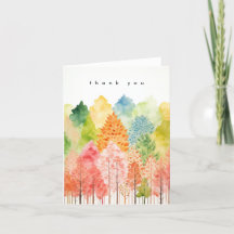Pastel Watercolor Whimsical Forest Träd