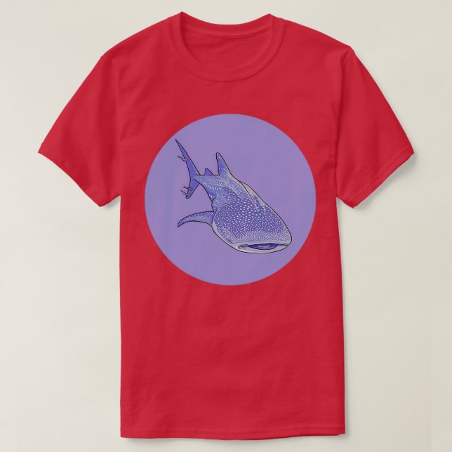 Pastel Whale Shark T Shirt (Design framsida)