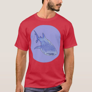 Pastel Whale Shark T Shirt