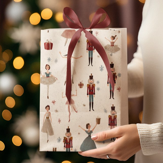 Pastel Whimsical Nutcracker & Princess Gift Bag (Skapare uppladdad)