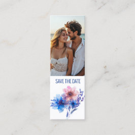 Pastel Whispers Meadow Bookmark Spara datumkortet