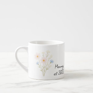 Pastel Wildblomma - Personlig Mamma Est. Espressomugg