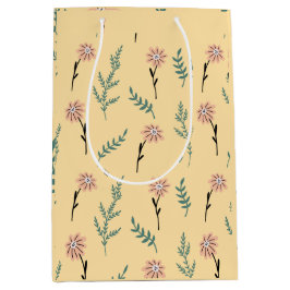 Pastel Wildflower Botanical Gift Bag