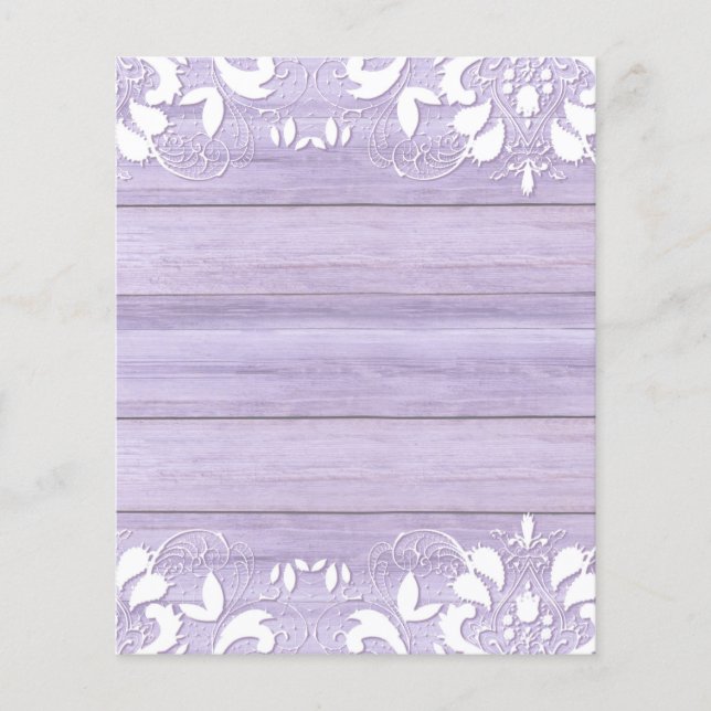 Pastel Wood Grain and White Snöre Scrapbook Papper (Framsida)