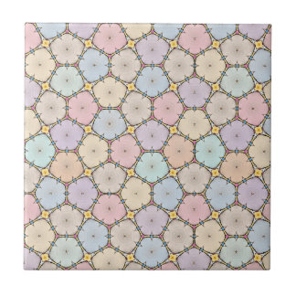 Pastel Wood Slices Kakelplatta