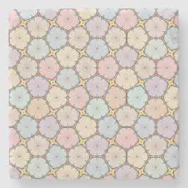 Pastel Wood Slices Stenunderlägg