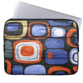 Pastel Wood-utseende för modern Abstrakt Laptop Fodral