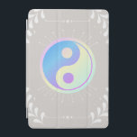 Pastel Yin-Yang iPad cover iPad Mini Skydd<br><div class="desc">Bring harmony and high vibes to your study sessions with this dreamy pastel binder. Featuring a colorful pastel yin-yang design in holographic hues and delicate details on a soft neutral background, this binder blends balance and beauty in one empowering school essential. Perfect for students, professionals, spiritual babes, and anyone who...</div>