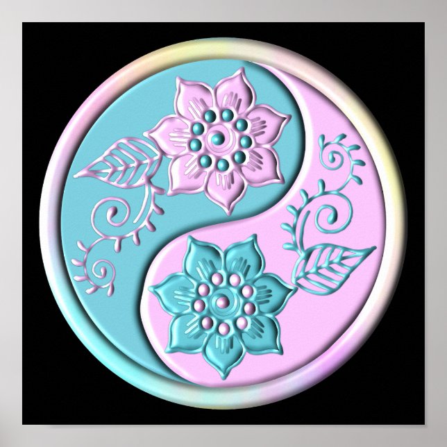 Pastel Yin Yang Poster (Framsidan)