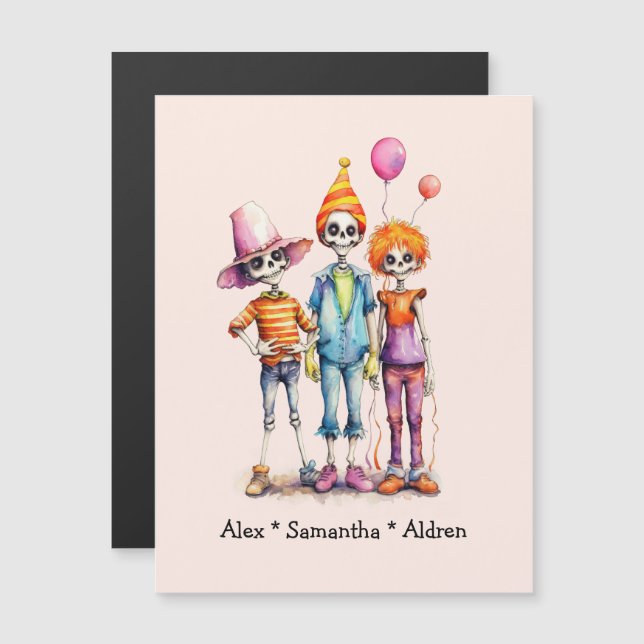 Pastel Zombie Trio - Cute Halloween (3) (Fram/baksida)