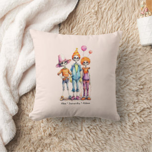 Pastel Zombie Trio - Cute Halloween (3) Kudde