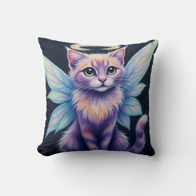 PastelFairyCat Kudde (Framsida)