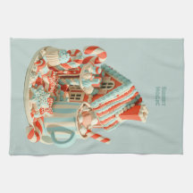 Pastell 3D Godishus Söt Magi