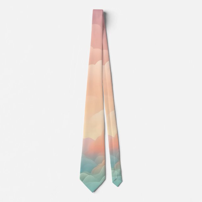 Pastell Abstrakt Moln Gradient Slips Mjuk Konstnär (Framsida)