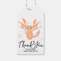 Pastell Axolotl Havsvarelse Baby Shower   