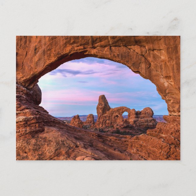 Pastell beskådar vykort (Framsida)