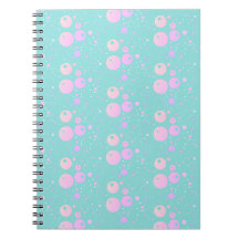Pastell blå rosa estetisk cirkel prick design