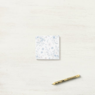 pastell blom post-it block